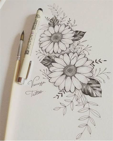 Design Simple Easy Flower Drawings Taposhi Arts Academy Simple