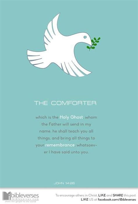 The Holy Spirit The Comforter Holy Scriptures Holy Ghost Holy Spirit