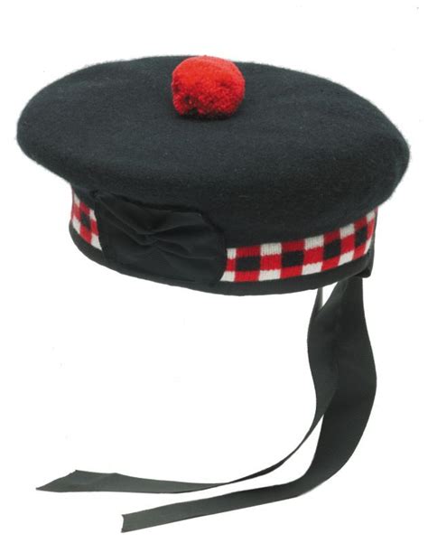 The Balmoral Is A Scottish Military Hat Scottish Hats With The Plaid