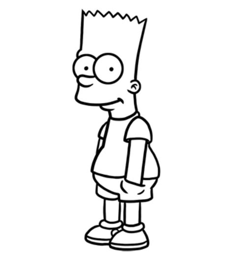 Bart Simpsons Zeichnungen Zum Ausmalen Simpsons Drawings Disney Art