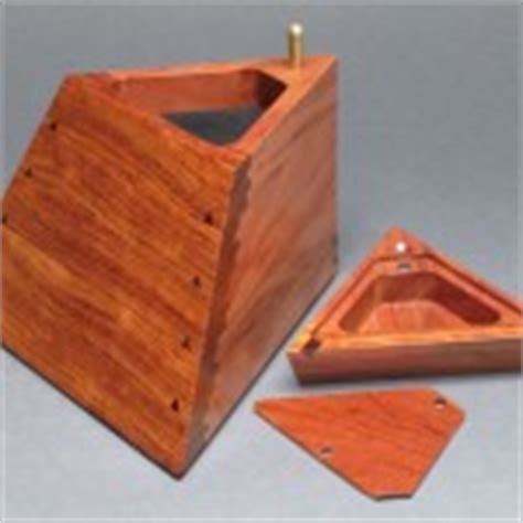 Secret Compartment Wooden Jewelry Box StashVault Secret Stash