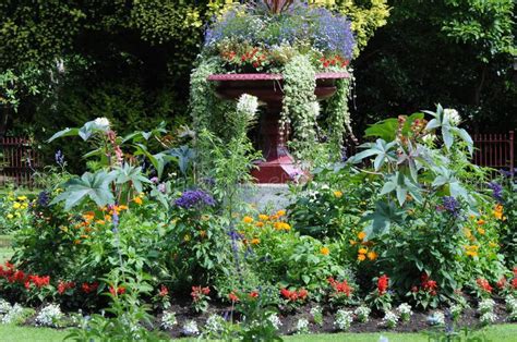 Flower Garden In All Its Glory Stock Photo Image Of Yorkshire Bloom