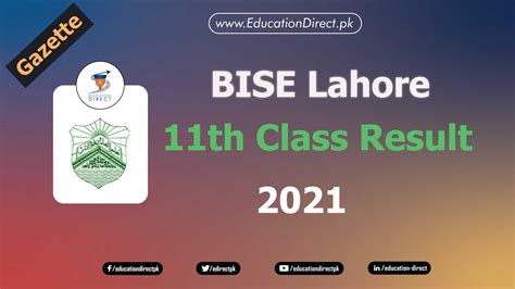 Bise Lahore 11th Class 1st Year Result 2021 Search By Name Download