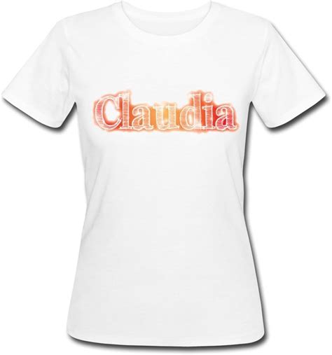 Womens Claudia Signs For Printed T Shirts White X Large
