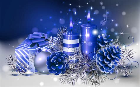 Blue Christmas Wallpaper Hd Pixelstalk Net