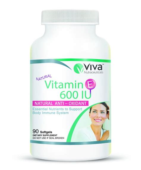 Viva Vitamin E 600 Iu Softgels 90 S