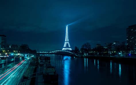 Download 3840x2400 Wallpaper Paris Eiffel Tower Night