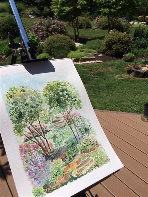 Watercolor By Tisha Sheldon Done In Plein Aire With Svpap June 16