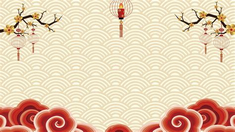 Traditional Chinese Style Cloud Pattern Background Design Traditional