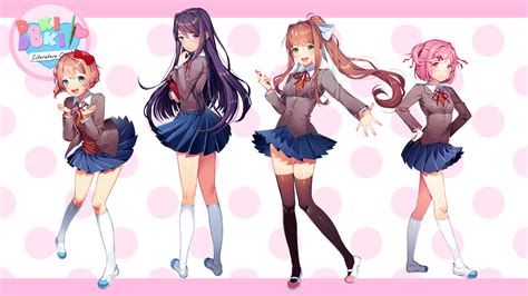 Doki doki literature club plus! Doki Doki Literature Club! HD Wallpaper | Background Image ...