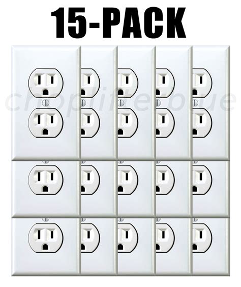 Electrical Outlet Stickers 15 Pack Prank Fake Joke Funny Custom Decal