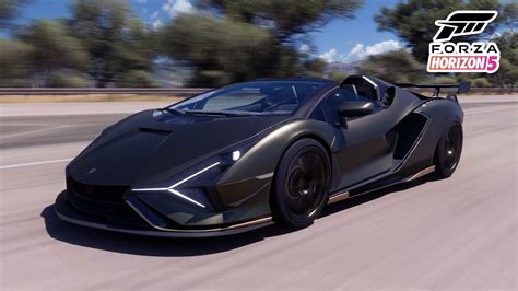 Forza Horizon 5 Lamborghini Sián Roadster 2020 Performance Test Youtube
