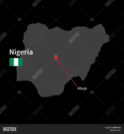 Detailed Map Nigeria Vector And Photo Free Trial Bigstock