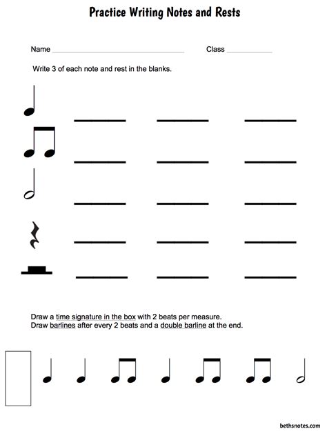 Printable Music Worksheets For 1st Grade Kidsworksheetfun