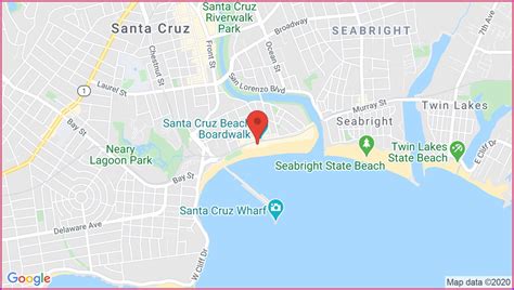Santa Cruz Boardwalk Map Map Resume Examples