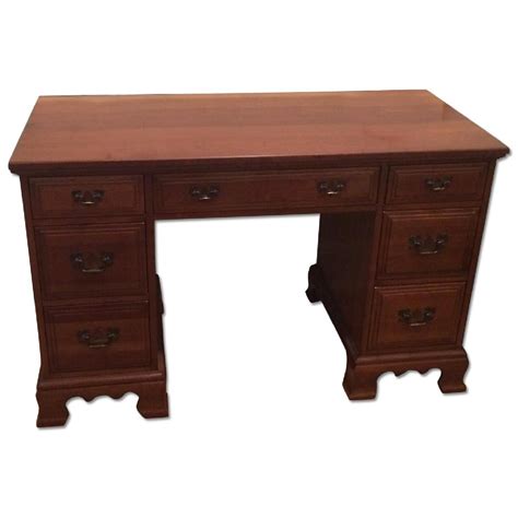 North american cabinets, also known as nac, is new to our top kitchen cabinet brand list. Davis Cabinet Company 1960s Cherry Wood Desk | Cherry wood ...