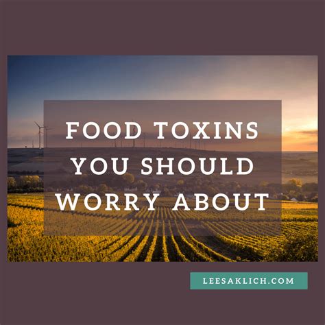 Food Toxins You Should Worry About According To Toxicologists