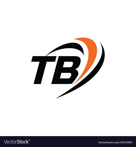Tb Monogram Logo Royalty Free Vector Image Vectorstock