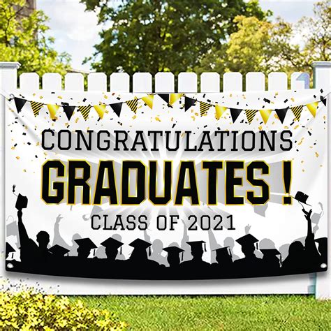 Buy Katchon Congratulations Graduates Banner 72x44 Inch Large