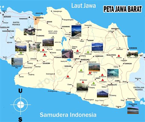 Sejarah Populer Peta Jawa Barat Lengkap Dengan Nama Kabupaten Dan Kota