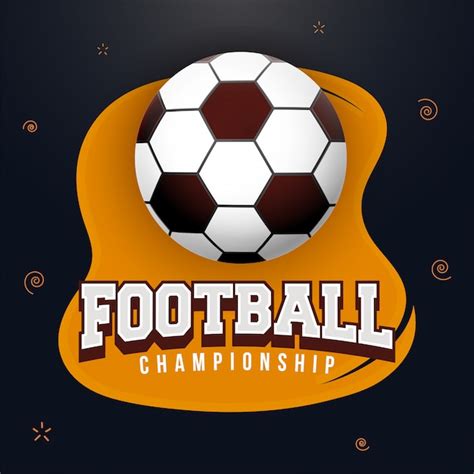 Premium Vector Football Championship Banner Or Poster Design