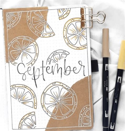 50 Stunning September Bullet Journal Ideas You Must See Fashionable