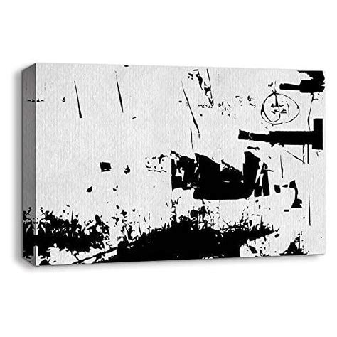 Wall26 Canvas Print Wall Art Industrial Style Black And White Color Field