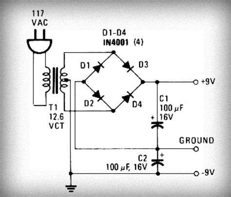The below circuit is slightly modified to suit our project. Simple Power Supply Circuit , easy to make ~Circuit diagram