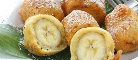 Pisang Goreng gebakken banaan Carne A Milanesa Good Food Yummy Food