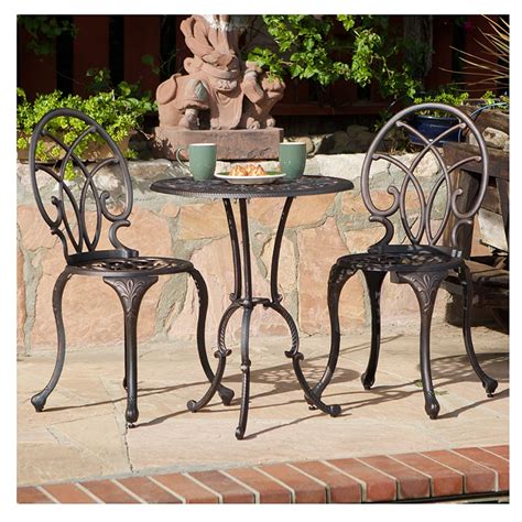 The image above, is part of the article, patio furniture clearance for summer, which is under our this photo of antique patio furniture clearance outdoor has dimensions of 564 x 384 pixels,you. French Ironwork Cast Aluminum Outdoor Patio 3 Piece Bistro ...