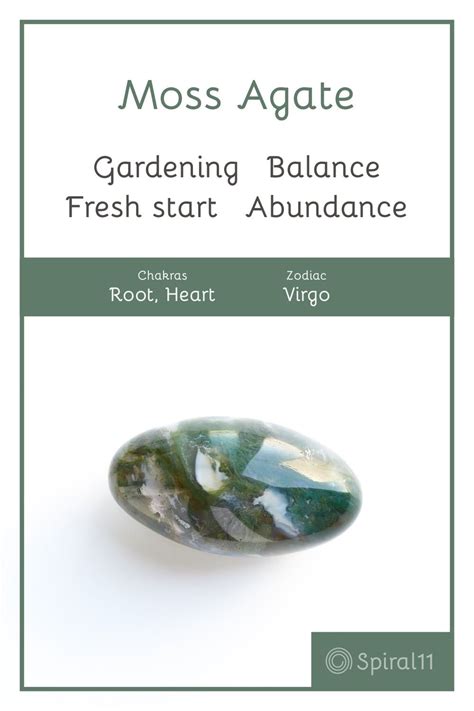 Moss Agate: Meaning, Metaphysical and Healing Properties | Moss agate