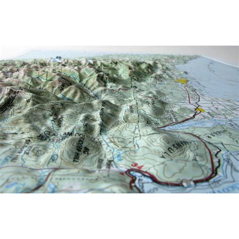 Hubbard Scientific Raised Relief Map Olympic National Park Hubbard