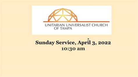 Unitarian Universalist Church Of Tampa Home