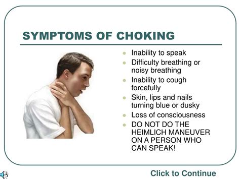 Choking Meaning