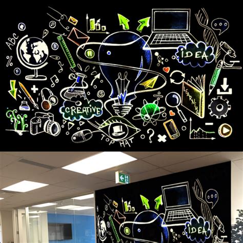 Wall Art Mural For Education Technology Company Illustration Or