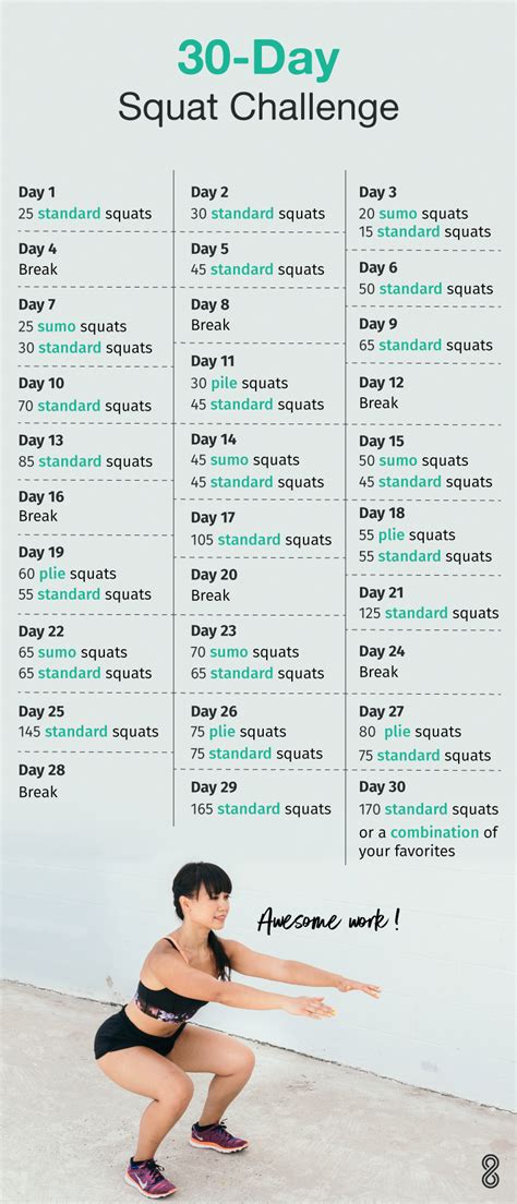 A 30 Day Squat Challenge To Spice Up Your Workout Routine