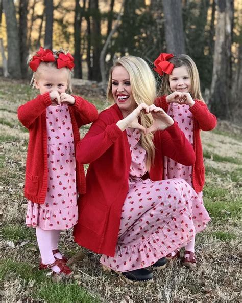 Happy Valentines Day Sweet Mommy And Gals Wearing Our Hazel Rose Midi