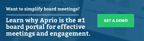 How To Run A Board Meeting The Ultimate Guide Aprio