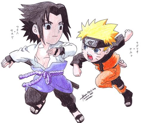 Sasuke And Naruto 1 By Hirokada On Deviantart