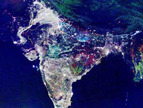 Goddess Lakshmi Cant Miss This Nasa Releases Map Of India On Diwali