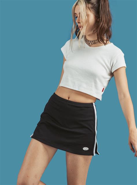 Unif Track Skort Black Tennis Skirt Outfit Athletic Skirt Outfit