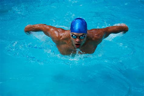 Ann Cutting Photography Man Swimming In Water