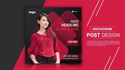 Instagram Post Template Psd Free
