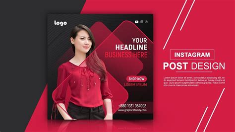 Instagram Post Design Social Media Banner Design In Adobe Photoshop