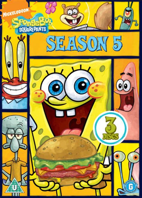 Spongebob Squarepants Series 5 Dvd Boxset New