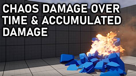 Chaos Destruction In Unreal Engine 5 Part 4 Damage Over Time