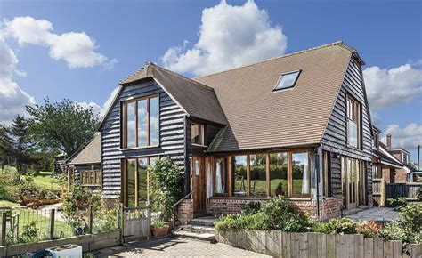 Sally And Jim Butler Have Built An Oak Frame Home In Kent For A Low