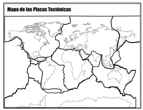 Mapa Placas Tectonicas Para Colorear Ouiluv Vrogue Co
