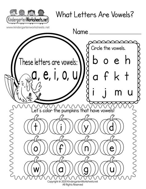 Kindergarten Vowels Worksheet Vowel Worksheets Vowel Lessons