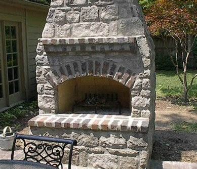Thinking about building an outdoor fireplace but afraid that it will be too expensive or too much work? Outdoor Fireplace Kits for the DIYer - Shine Your Light